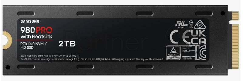 Накопитель SSD Samsung PCI-E 4.0 x4 2Tb MZ-V8P2T0CW 980 PRO M.2 2280