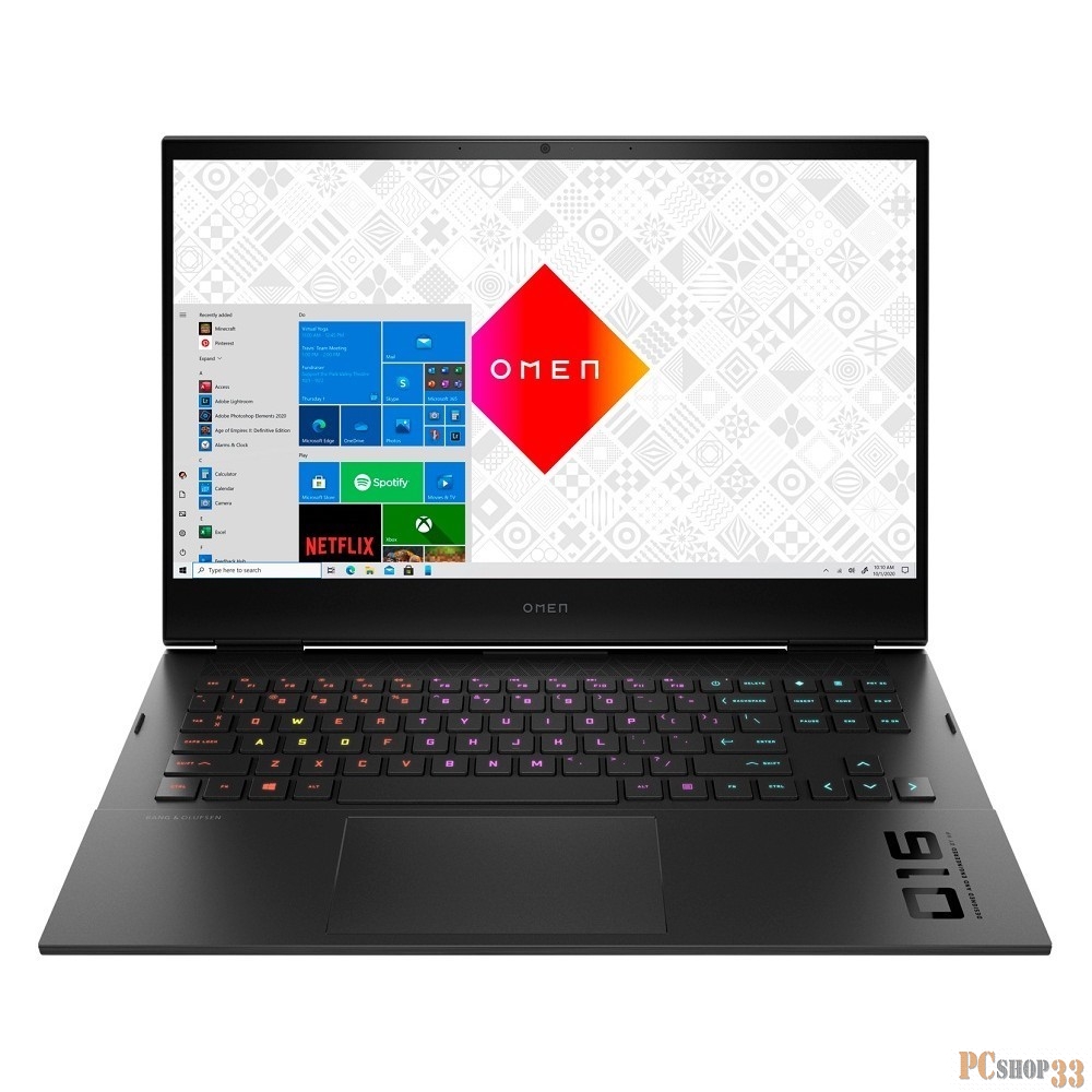 Ноутбук HP Omen 16-c0015ur AMD Ryzen 7 5800H/16Gb/SSD 1Tb/16.1 FHD 144Hz/3070 -8Gb/Win11/Mica Silver