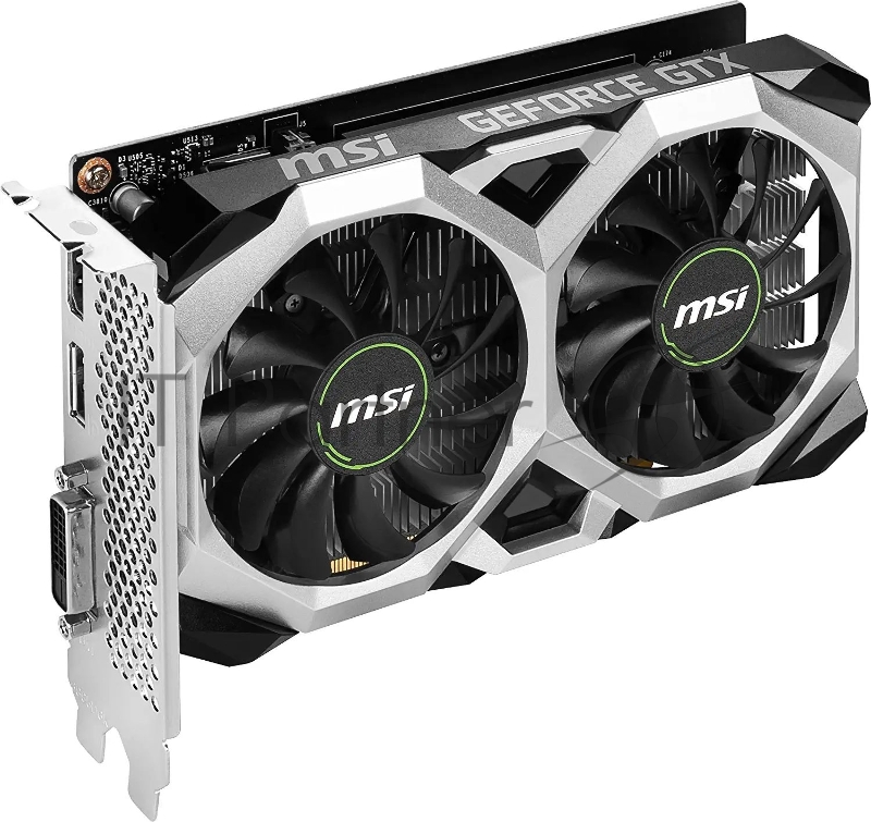 Видеокарта MSI PCI-E GTX 1630 VENTUS XS 4G OC NVIDIA GeForce GTX 1630 4096Mb 64 GDDR6 1815/12000 DVIx1 HDMIx1 DPx1 HDCP Ret