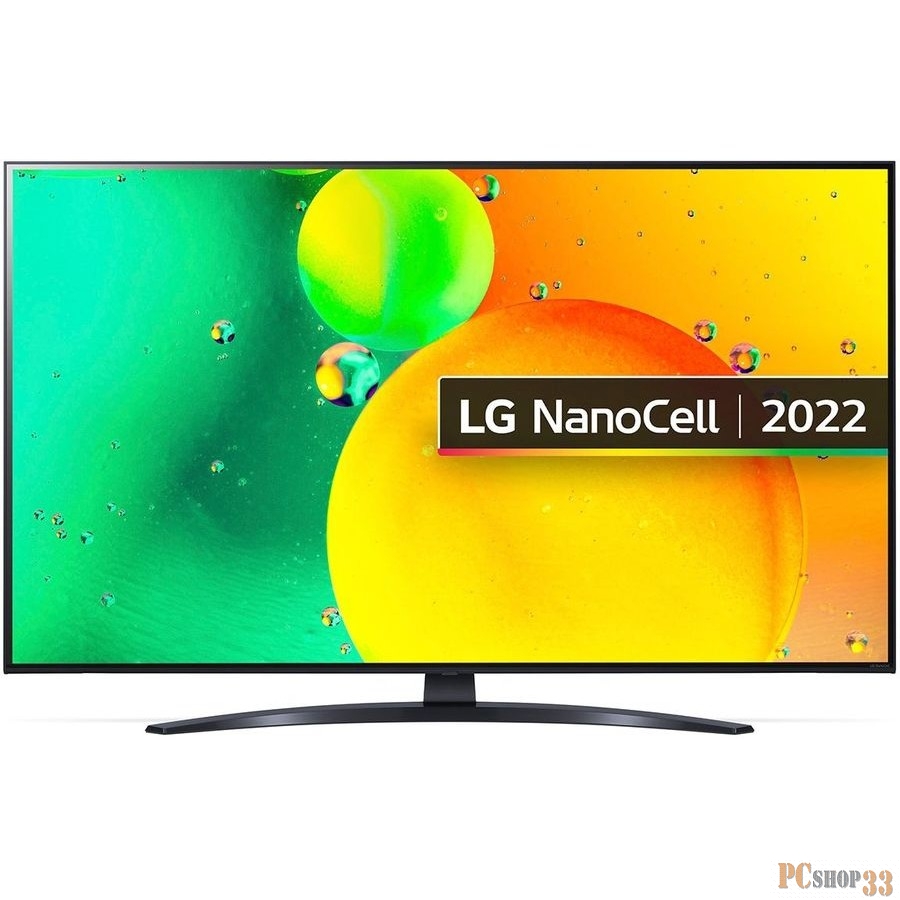 Телевизор LED LG 65 65NANO766QA.ARUB NanoCell синяя сажа Ultra HD 60Hz DVB-T DVB-T2 DVB-C DVB-S DVB-S2 USB WiFi Smart TV (RUS)
