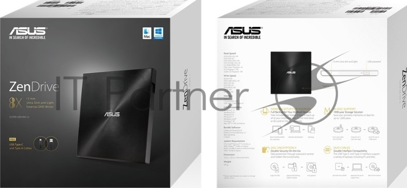 Привод SDRW-08U9MU/BLK/G/AS/P2G