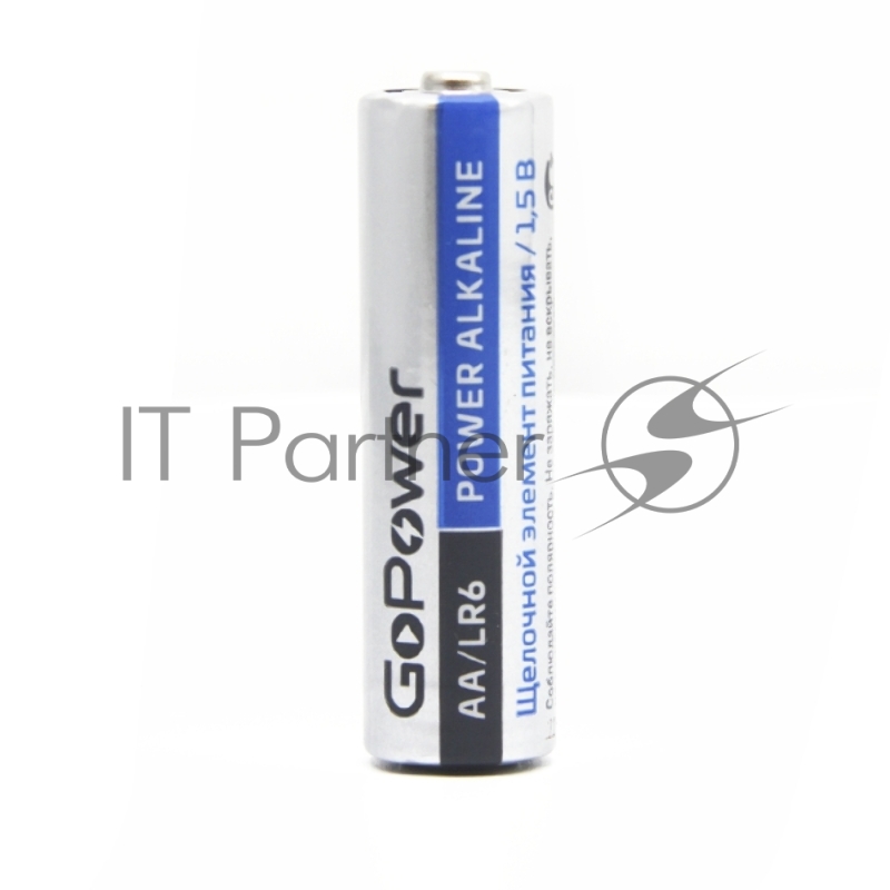 Батарейка GoPower LR6 AA BL4 Alkaline 1.5V (4/48/576) блистер (4 шт.)