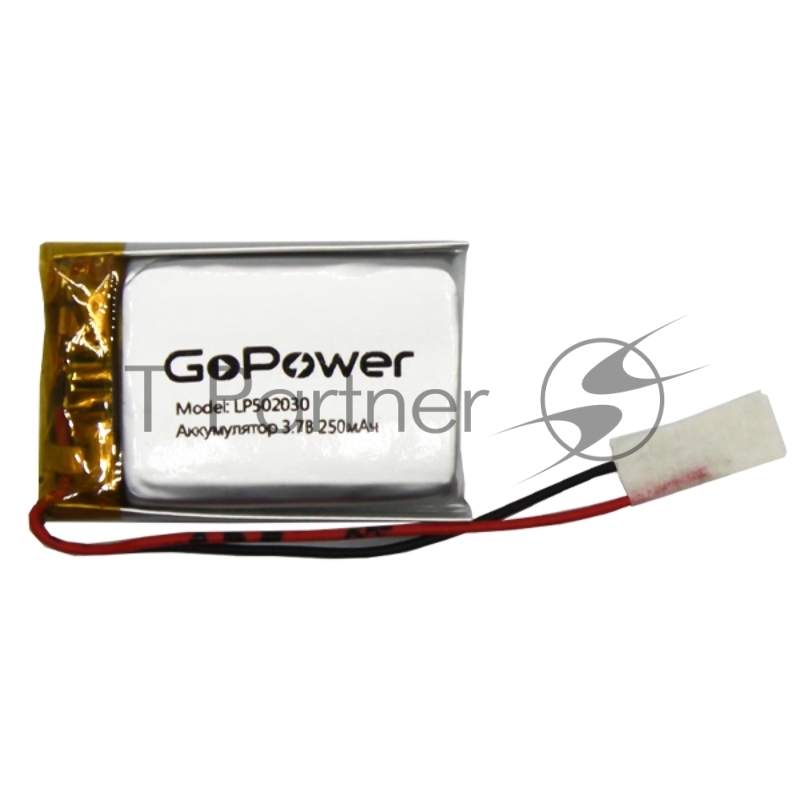 Аккумулятор Li-Pol GoPower LP502030 PK1 3.7V 250mAh (1/250)