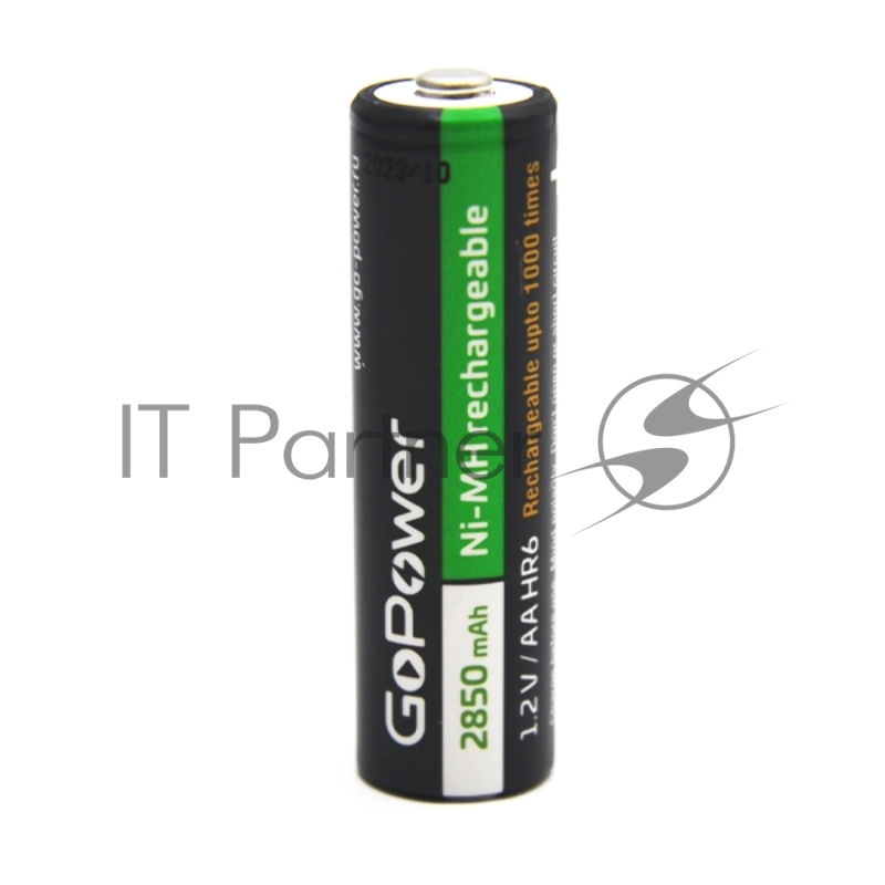 Аккумулятор бытовой GoPower HR6 AA BL2 NI-MH 2850mAh (2/20/240) блистер (2 шт.)