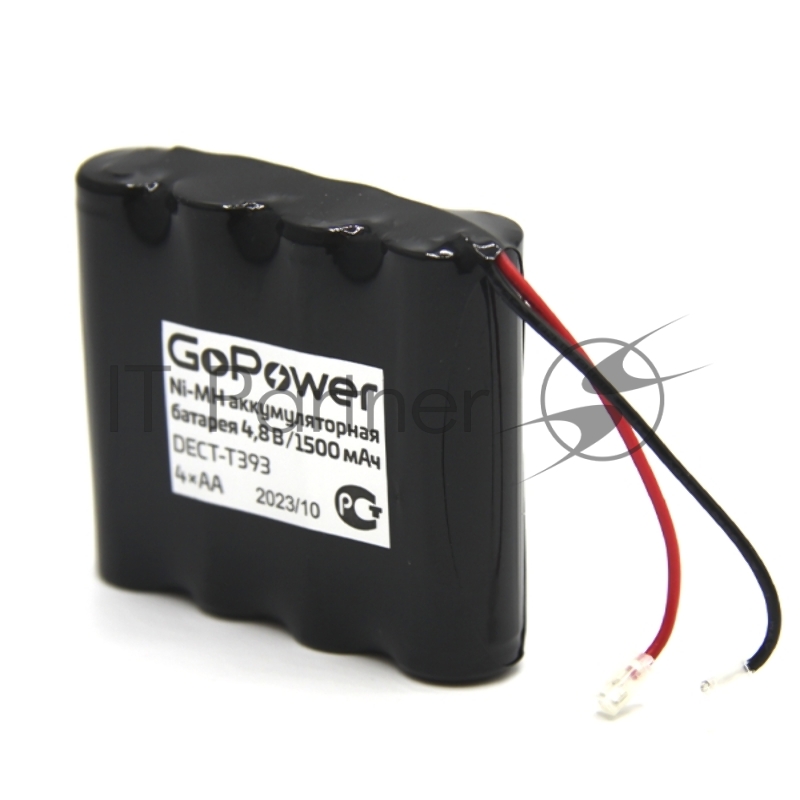 Аккумулятор для радиотелефонов GoPower T393 PC1 NI-MH 1500mAh (1/10/120)