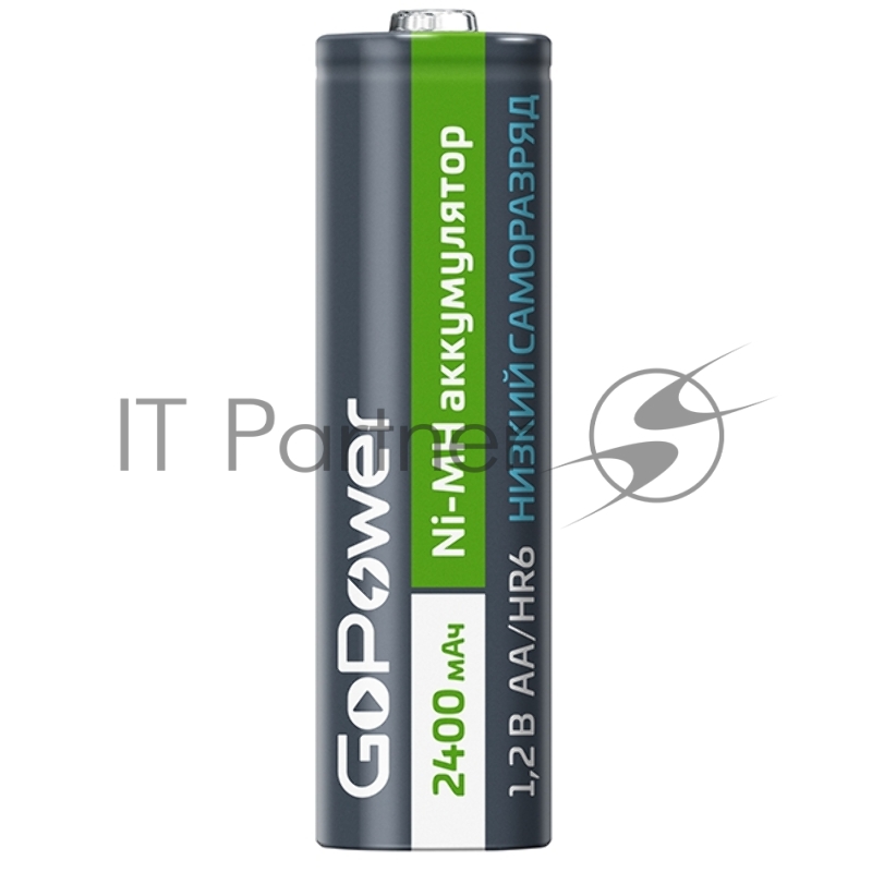 Аккумулятор предзаряженный RTU GoPower HR6 AA BL2 NI-MH 2400mAh (2/20/240) блистер (2 шт.)