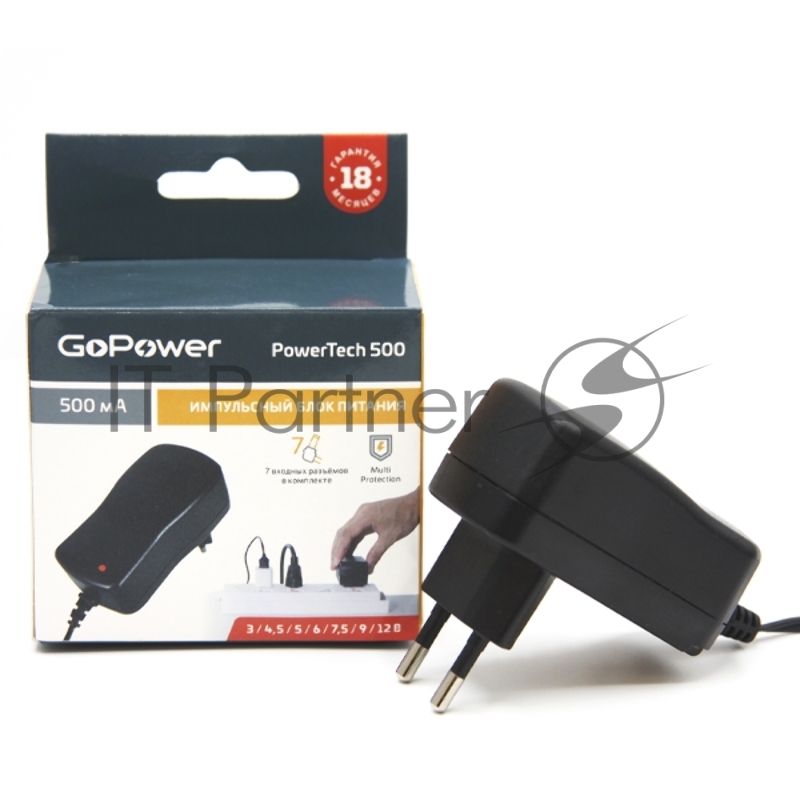 Блок питания GoPower PowerTech 500 универсальн. импульсный (1/100)