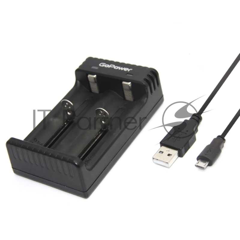 З/У для аккумуляторов GoPower LiCharger 4 Ni-MH/Ni-Cd/Li-ion/IMR 2 слота (1/100)