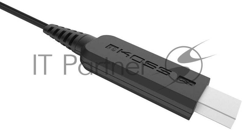 Наушники с микрофоном Koss SB42-USB черный/серый 2.4м мониторные USB оголовье (80001059)