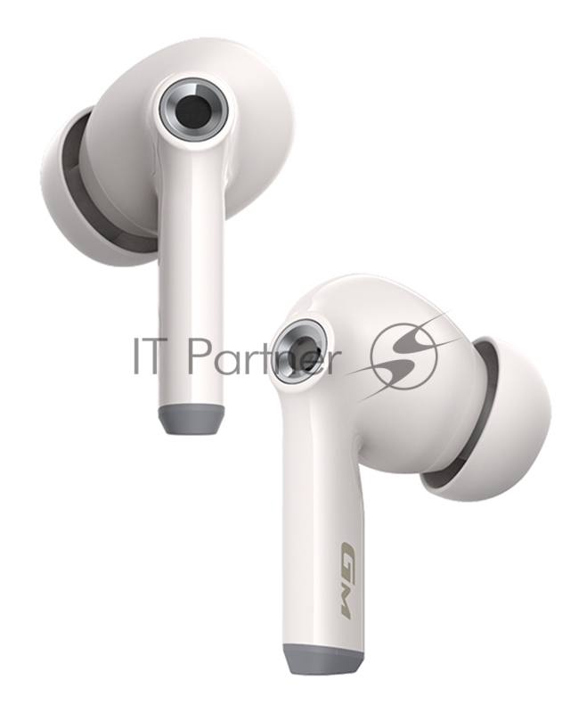 Наушники с микрофоном Edifier GM3 белый вкладыши BT в ушной раковине