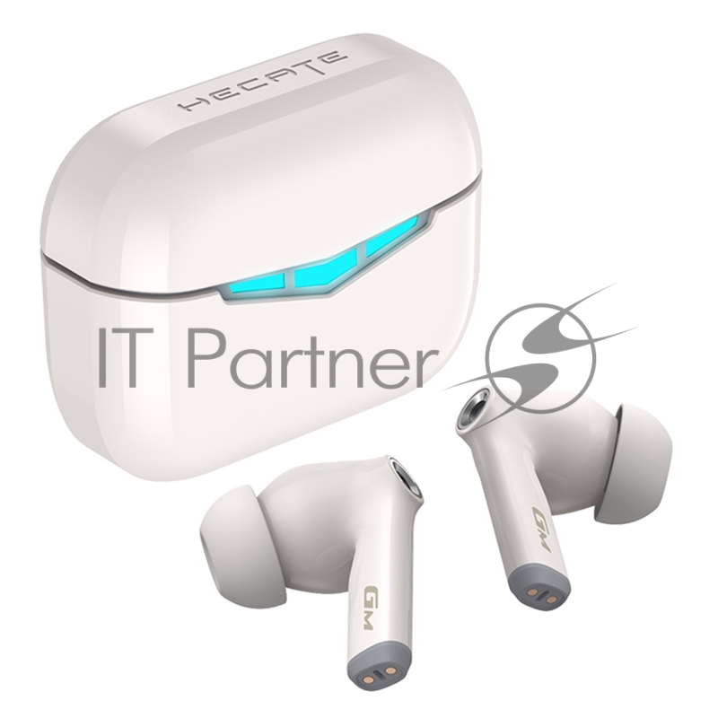 Наушники с микрофоном Edifier GM3 белый вкладыши BT в ушной раковине