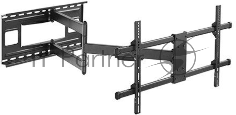 Кронштейн для телевизора Ultramounts UM 915 черный 37-75 макс.50кг настенный поворот и наклон