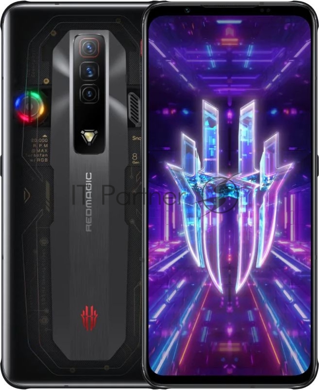 Смартфон Nubia Red Magic 7 128Gb 12Gb черный моноблок 3G 4G 6.67 1080x2400 Android 11 64Mpix 802.11 a/b/g/n/ac/ax NFC GPS GSM900/1800 GSM1900 TouchSc Ptotect