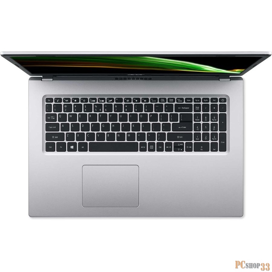 Ноутбук Acer Aspire 3 A317-53-718P, 17.3, IPS, Intel Core i7 1165G7 2.8ГГц, 12ГБ, 512ГБ SSD, Intel Iris Xe graphics , Eshell, NX.AD0ER.01C, серебристый