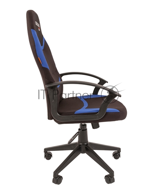 Игровое кресло Chairman game 9 чёрное/синее