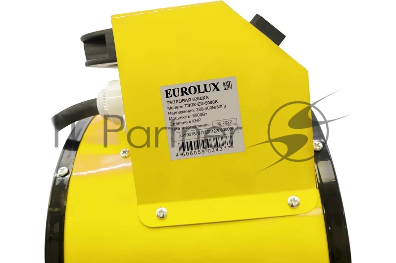 Пушка тепловая электрическая ТЭПК-EU-5000K круглая керамич. нагрев. элемент EUROLUX 67/1/38