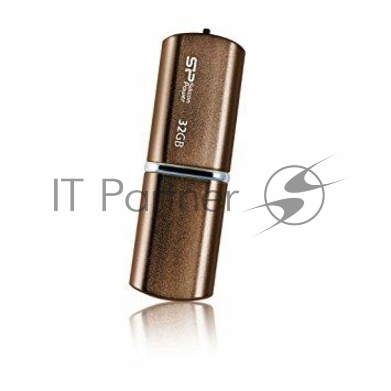 Флеш Диск Silicon Power 32Gb LuxMini 720 SP032GBUF2720V1Z USB2.0 коричневый