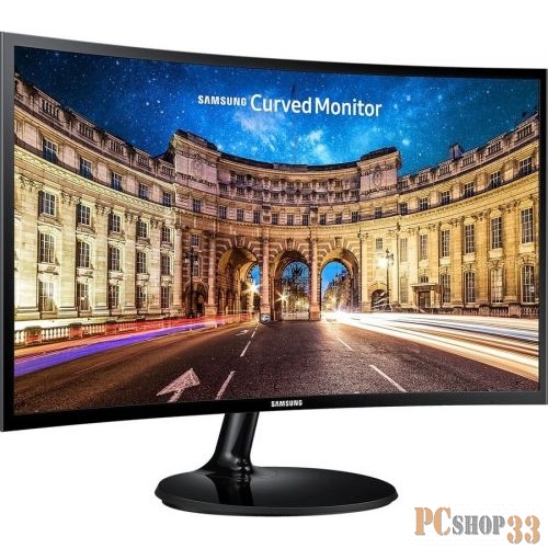 Монитор Samsung 23.5 C24F390FHR черный VA LED 4ms 16:9 HDMI матовая 3000:1 250cd 178гр/178гр 1920x1080 D-Sub FHD 3.3кг