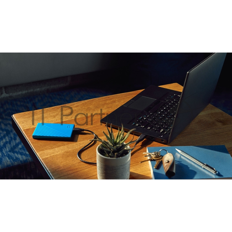 Накопитель Portable HDD 5TB WD My Passport (Blue), USB 3.2 Gen1, 107x75x19mm, 210g /12 мес./
