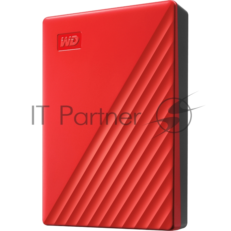 Накопитель Portable HDD 5TB WD My Passport (Red), USB 3.2 Gen1, 107x75x19mm, 210g /12 мес./