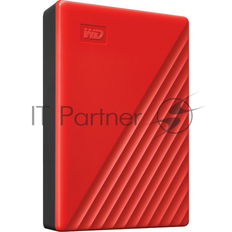Накопитель Portable HDD 5TB WD My Passport (Red), USB 3.2 Gen1, 107x75x19mm, 210g /12 мес./