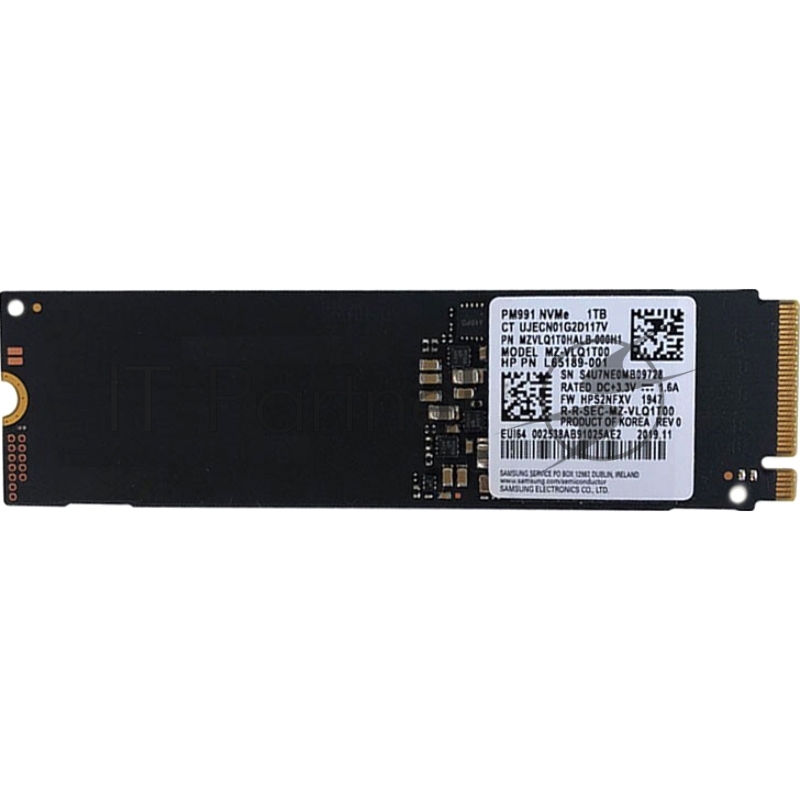 Накопитель SSD Samsung 1Tb PM991a PCI-E NVMe M.2 OEM (MZVLQ1T0HBLB-00B00)