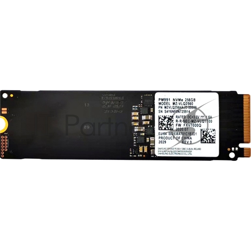 Накопитель SSD Samsung 256Gb PM991a PCI-E NVMe M.2 OEM (MZVLQ256HBJD-00B00)