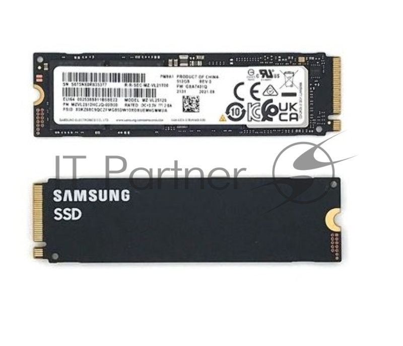 Накопитель SSD Samsung 256Gb PM9A1 PCI-E 4.0 NVMe M.2 2280 OEM (MZVL2256HCHQ-00B00)
