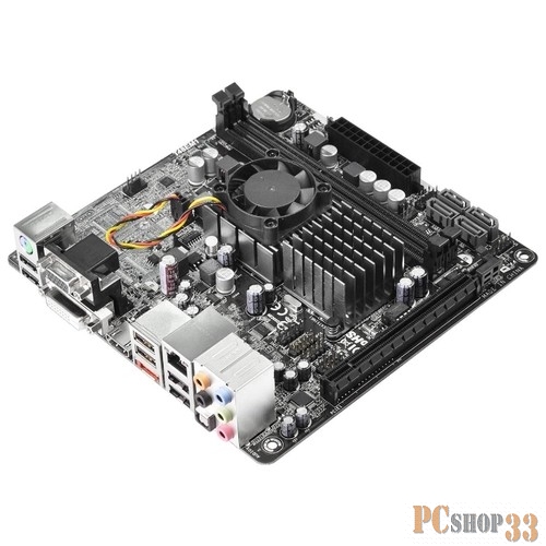 Материнская плата ASROCK T48EM1 RTL AMD A50M, 2*DDR3, PCI-E16x, D-Sub, DVI, HDMI, SATA III, USB 3.0, GB Lan, mini-ITX
