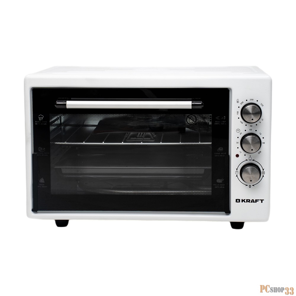 Мини-печь KRAFT KF-MO 4500 W белый