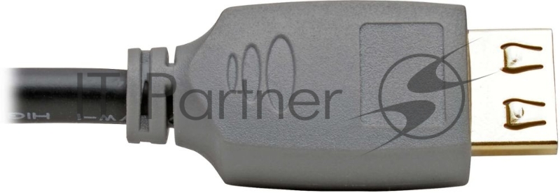 Кабель аудио-видео Tripplite P568-006-2A HDMI (m)/HDMI (m) 1.8м. Позолоченные контакты черный/серый