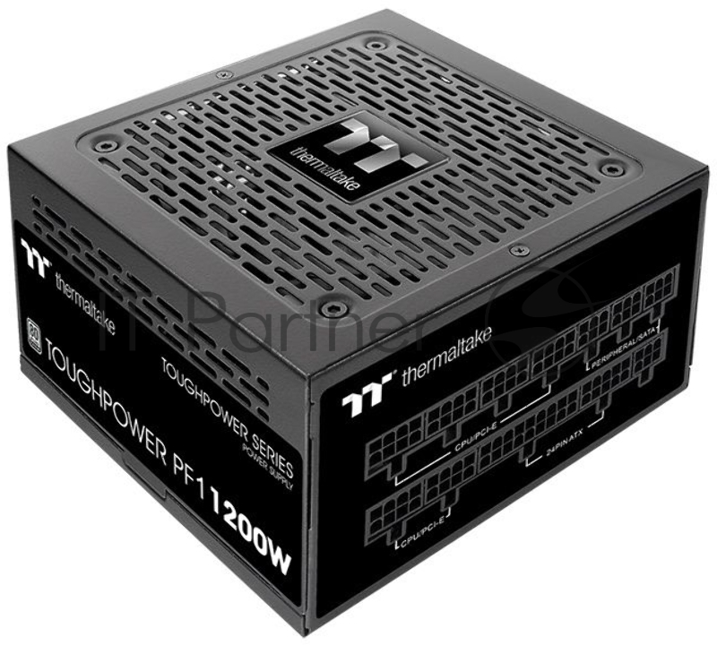 Блок питания Thermaltake ATX 1200W Toughpower PF1 80+ platinum (24+4+4pin) APFC 140mm fan color LED 12xSATA Cab Manag RTL