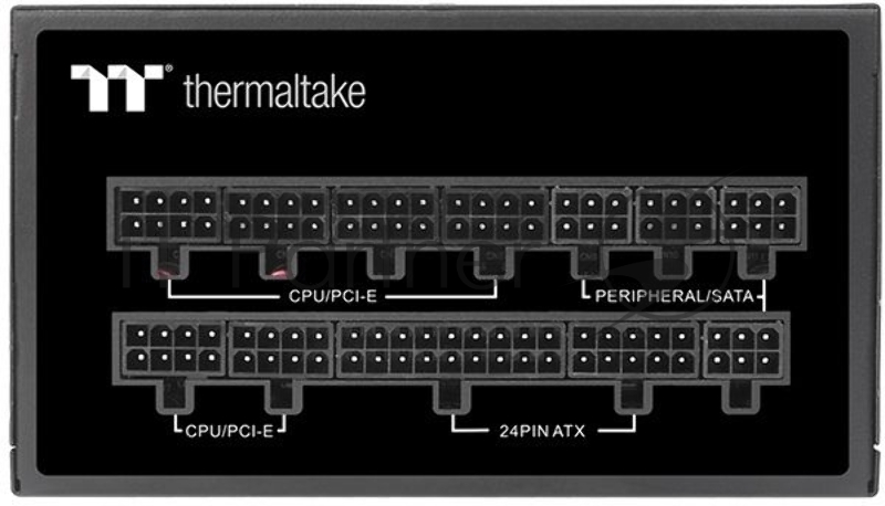 Блок питания Thermaltake ATX 1200W Toughpower PF1 80+ platinum (24+4+4pin) APFC 140mm fan color LED 12xSATA Cab Manag RTL