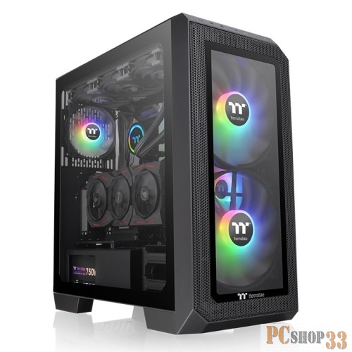 Корпус Thermaltake View 300 MX черный без БП ATX 6x120mm 6x140mm 3x200mm 2xUSB2.0 1xUSB3.0 audio bott PSU