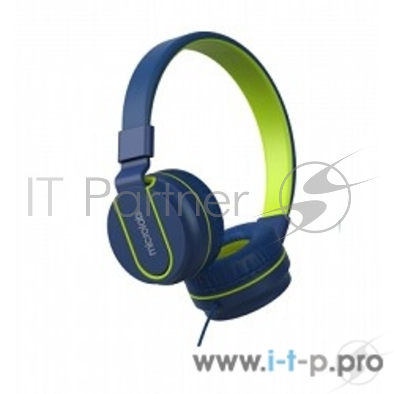 Наушники Microlab MICROLAB Наушники с микрофоном K763D blue, 20Hz - 20KHz