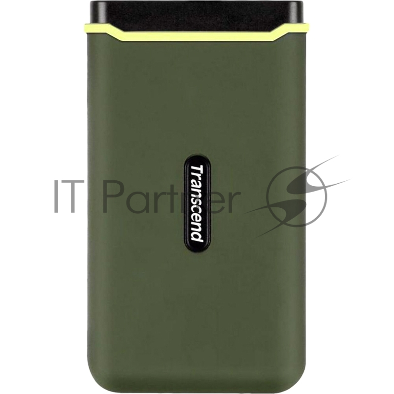 Накопитель Transcend Portable SSD ESD380C, 1000GB, Type-C, USB 3.2 Gen2, R/W 2000/2000MB/s, 97x54x13mm, два кабеля в комплекте (3 года)