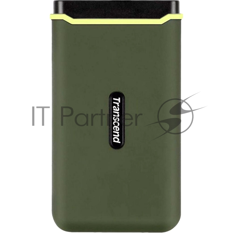 Накопитель Transcend Portable SSD ESD380C, 2000GB, Type-C, USB 3.2 Gen2, R/W 2000/2000MB/s, 97x54x13mm, два кабеля в комплекте (3 года)