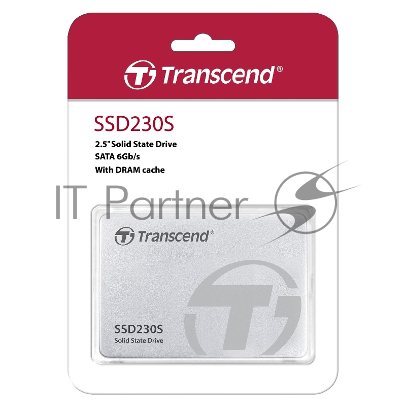 Накопитель SSD 2.5 Transcend 4.0Tb SSD230S <TS4TSSD230S> (SATA3, up to 560/520Mbs, 3D NAND, DRAM, 2240TBW, 7mm)
