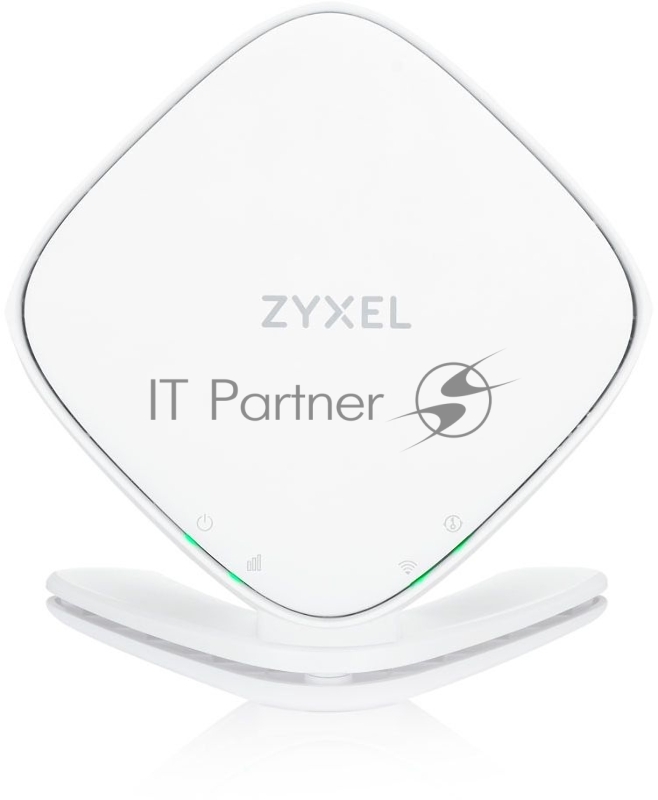 Точка доступа/мост/повторитель Zyxel WX3100-T0, AX1800, 802.11a/b/g/n/ac/ax (600+1200 Мбит/с), EasyMesh, 2xLAN GE