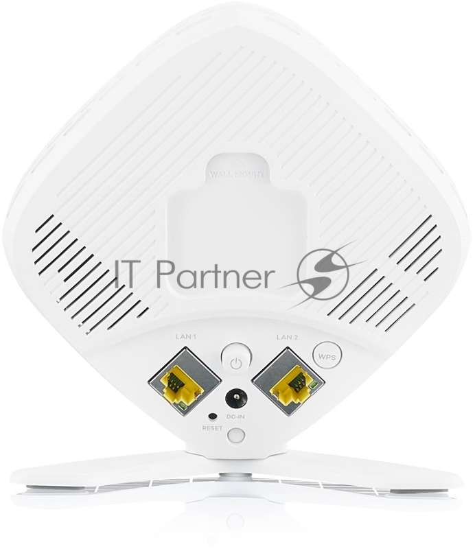 Точка доступа/мост/повторитель Zyxel WX3100-T0, AX1800, 802.11a/b/g/n/ac/ax (600+1200 Мбит/с), EasyMesh, 2xLAN GE