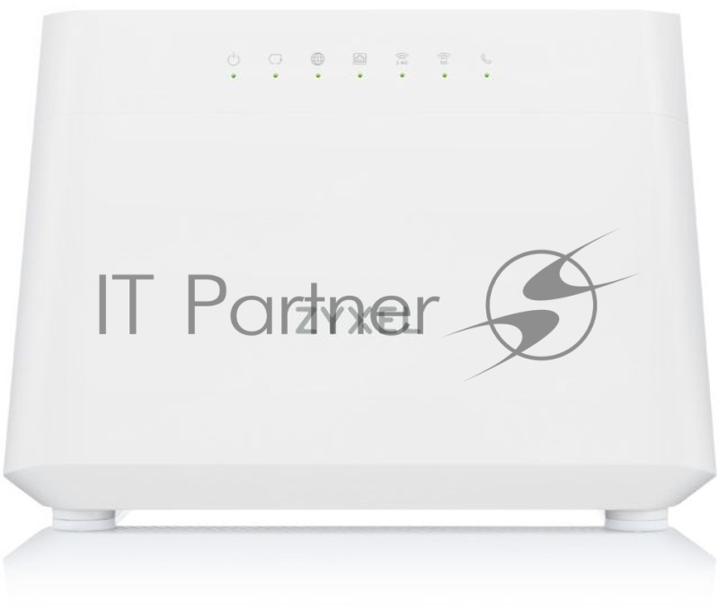 Гигабитный Wi-Fi маршрутизатор Zyxel EX3301-T0, AX1800, Wi-Fi 6, MU-MIMO, EasyMesh, 802.11a/b/g/n/ac/ax (600+1200 Мбит/с), 1xWAN GE, 4xLAN GE, 2xFXS, 1xUSB2.0 (нет поддержки PPTP/L2TP)