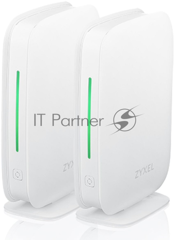 Набор из двух Mesh Wi-Fi маршрутизаторов Zyxel Multy M1 (WSM20), AX1800, MU-MIMO, 802.11ax (600+1200 Мбит/с), 1xWAN GE, 3xLAN GE