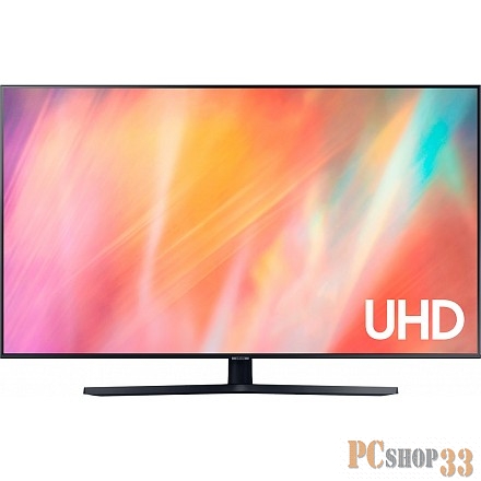 Телевизор LED Samsung 43 UE43AU7570UXRU Smart 7 черный/Ultra HD/60Hz/DVB-T2/DVB-C/DVB-S2/US (