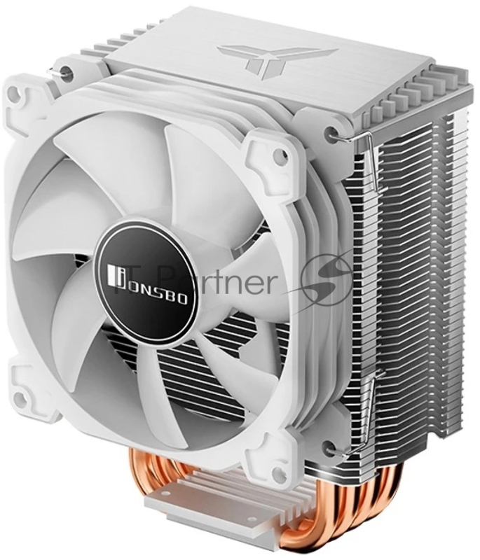 Кулер JONSBO CR-1400 White LGA1700/1200/115X/AM4 (24шт/кор, TDP 125W, PWM, 92mm ARGB Fan, 4 тепловые трубки, 4-pin, белый) Retail