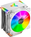 Кулер JONSBO CR-1400 White LGA1700/1200/115X/AM4 (24шт/кор, TDP 125W, PWM, 92mm ARGB Fan, 4 тепловые трубки, 4-pin, белый) Retail