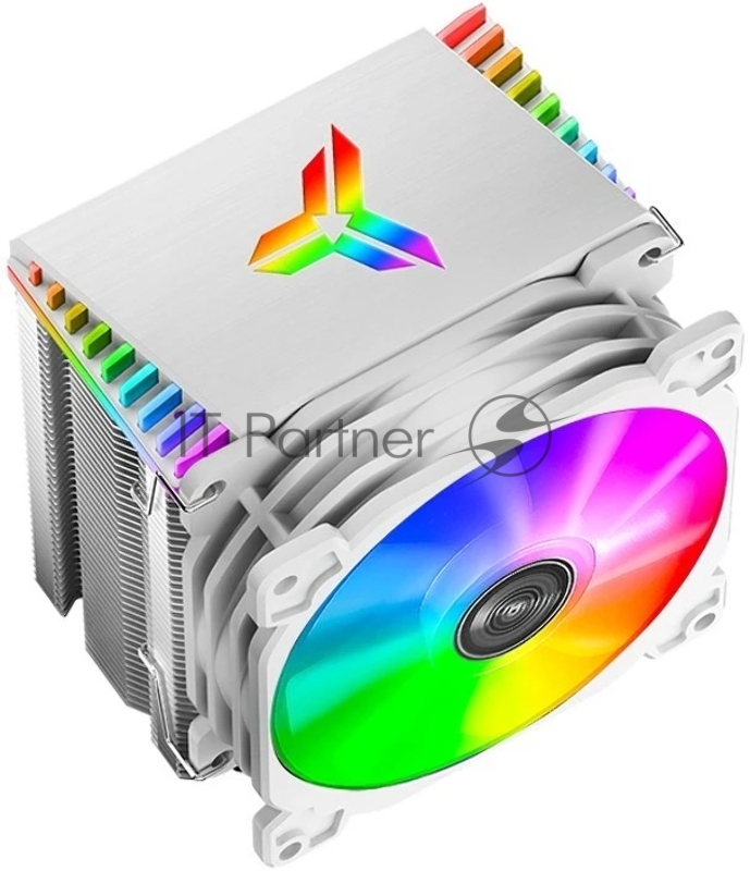 Кулер JONSBO CR-1400 White LGA1700/1200/115X/AM4 (24шт/кор, TDP 125W, PWM, 92mm ARGB Fan, 4 тепловые трубки, 4-pin, белый) Retail