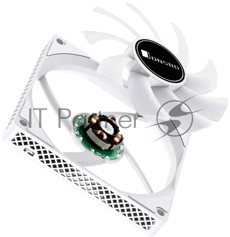 Кулер JONSBO HX4170D White LGA1700/1200/115X/775/AM4 низкопрофильный 45.3мм (36шт/кор, TDP 150W, PWM, 92mm Dynamic Multi-Color LED Fan, 4 тепловые трубки, медная база, 4-pin, белый) Retail