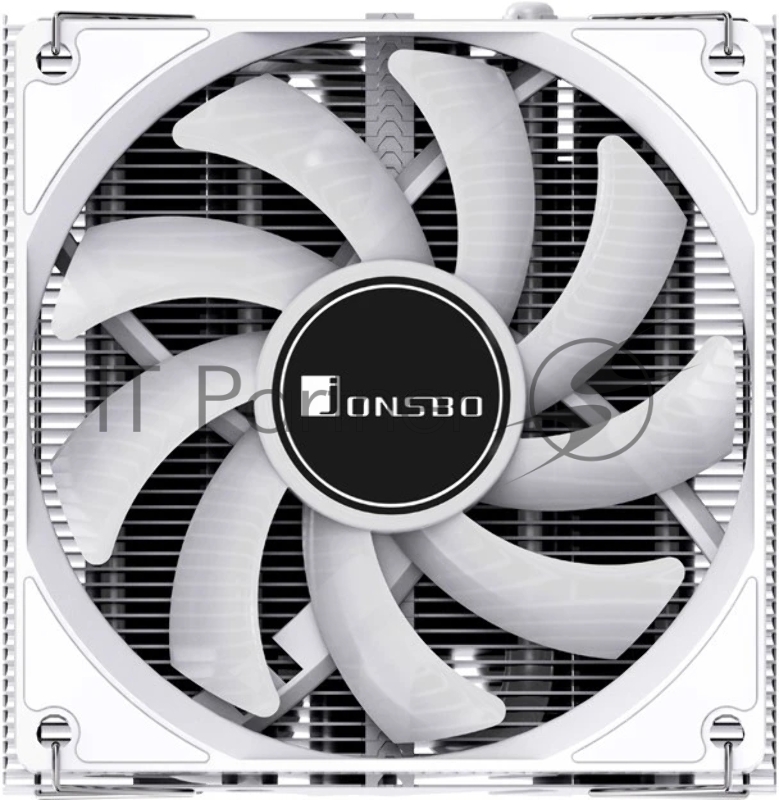 Кулер JONSBO HX4170D White LGA1700/1200/115X/775/AM4 низкопрофильный 45.3мм (36шт/кор, TDP 150W, PWM, 92mm Dynamic Multi-Color LED Fan, 4 тепловые трубки, медная база, 4-pin, белый) Retail