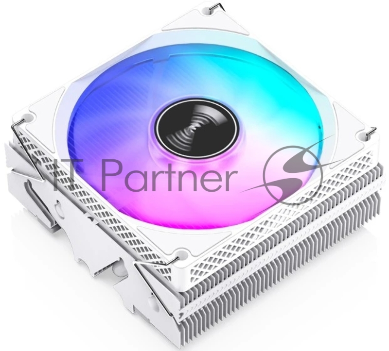 Кулер JONSBO HX4170D White LGA1700/1200/115X/775/AM4 низкопрофильный 45.3мм (36шт/кор, TDP 150W, PWM, 92mm Dynamic Multi-Color LED Fan, 4 тепловые трубки, медная база, 4-pin, белый) Retail