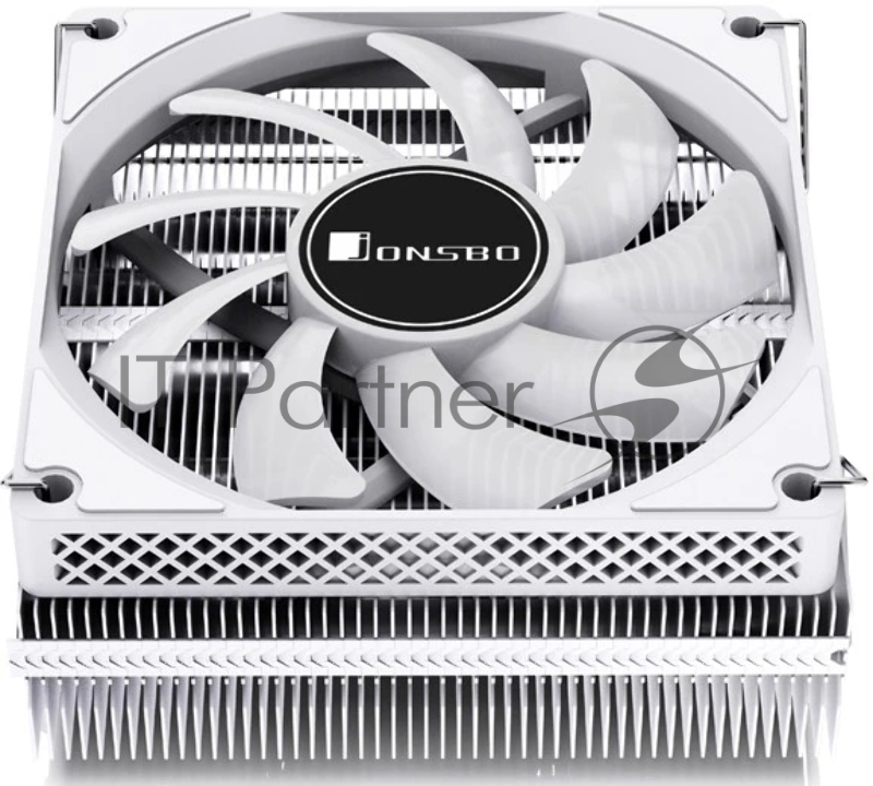 Кулер JONSBO HX4170D White LGA1700/1200/115X/775/AM4 низкопрофильный 45.3мм (36шт/кор, TDP 150W, PWM, 92mm Dynamic Multi-Color LED Fan, 4 тепловые трубки, медная база, 4-pin, белый) Retail